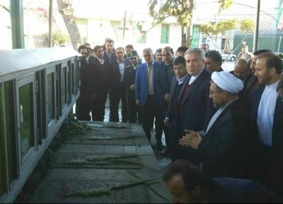 ادای احترام رئیس سازمان میراث فرهنگی به مقام شامخ شهدا در کرج