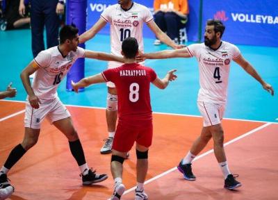 صعود والیبال ایران به دور نهایی لیگ ملت ها با پیروزی بر صربستان